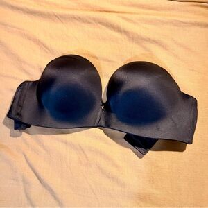 Ambrielle Midnight Black Strapless Bra
